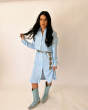 Leann blue linen dress - Thread&Supply