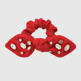 OU rhinestone scrunchie