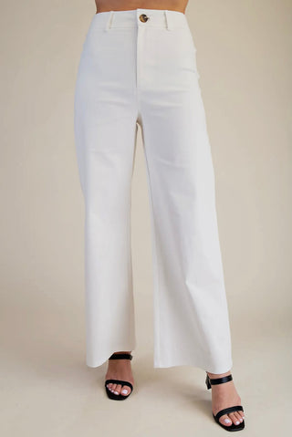 Natalie white dress pants