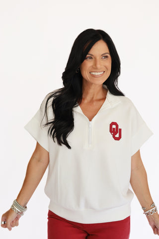 Macee OU scuba quarter zip