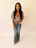 Tanya printed blouse