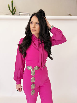 Valentine pink jumpsuit