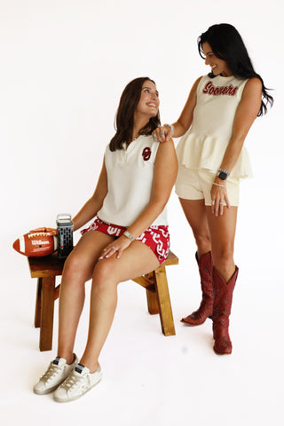 Sooners sweater peplum
