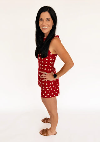 Alexis polka dot micro shorts