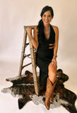 McKenzie dress with buckles