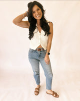Liv white vest