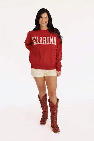 Oklahoma long sleeve sweater