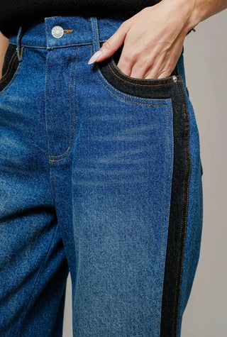 Two tone denim