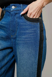 Two tone denim