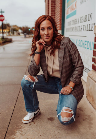 Bree plaid blazer