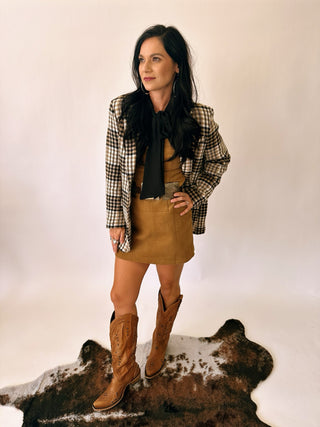 Courtney corduroy jumper dress