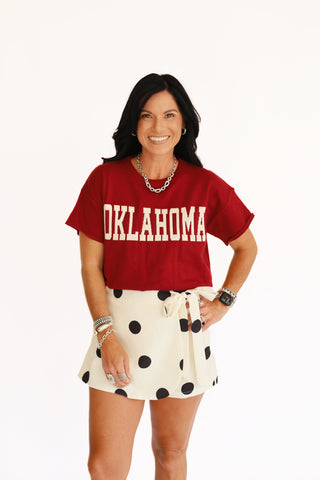 Oklahoma short sleeve sweater