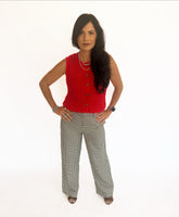 Rita red sweater vest