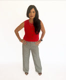 Rita red sweater vest