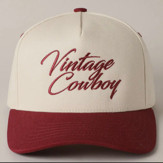 Vintage cowboy hat - 3 colors