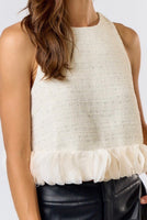 Tilly tweed top