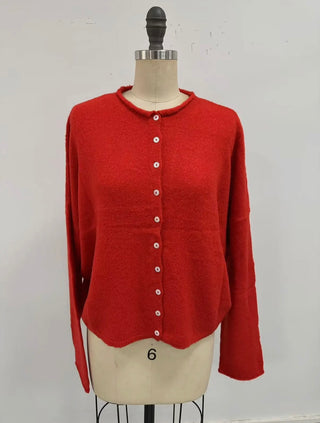 Piper red cardigan