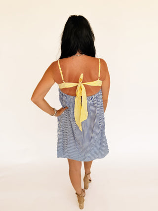 Brooke striped dress