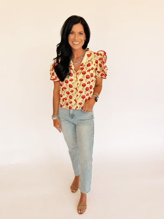 Cynthia floral blouse