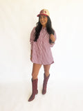 Diane striped button down