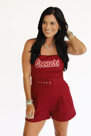 PREORDER - Sooners custom romper