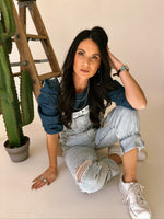 Melissa denim overalls