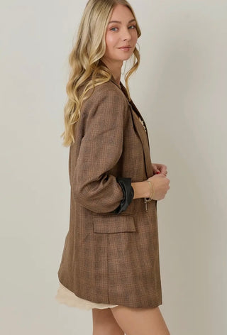 Polly plaid blazer