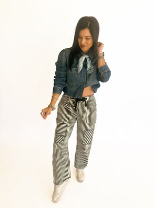 Zoei red barrel jeans