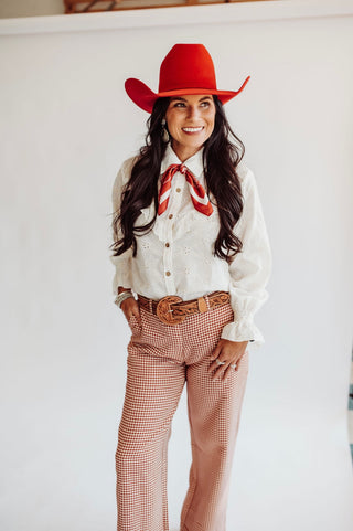 Etheny eyelet blouse