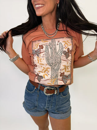 XOXO cactus graphic tee