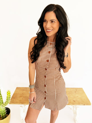 Chelsea checkered dress