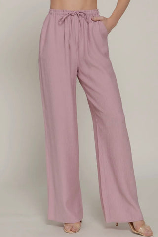 Payden pink flowy pants