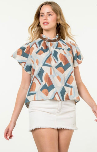 Bailey printed blouse