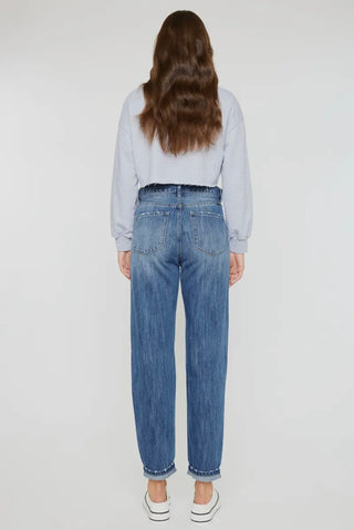 Jolee relaxed drawstring denim - Kan Can
