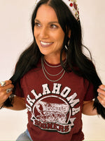 Oklahoma Sooners schooner - crimson