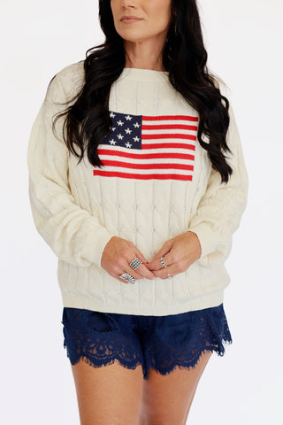 Lauren flag sweater