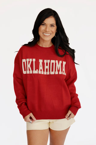 Oklahoma long sleeve sweater