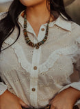 Etheny eyelet blouse