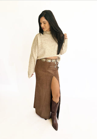 Savannah taupe sweater