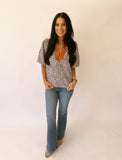 Tanya printed blouse