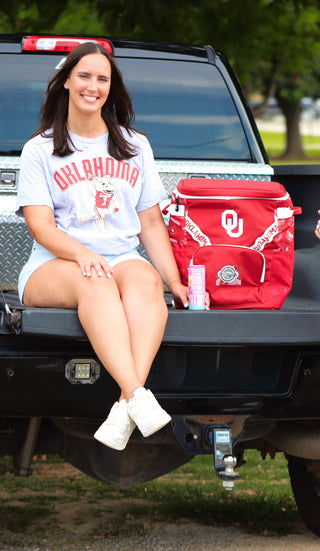 Oklahoma with Boomer thrifted tee