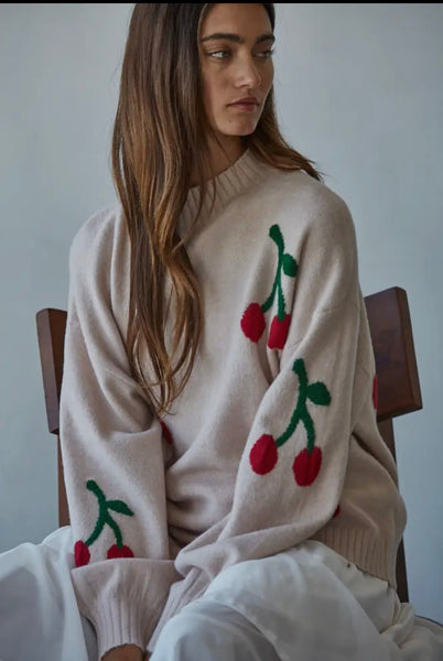 Cherry sweater