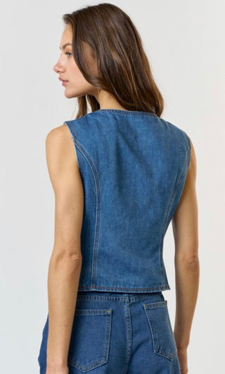 Kira denim vest