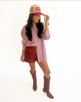 Diane striped button down