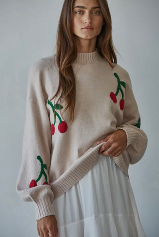 Cherry sweater