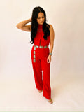 Harper red jumpsuit