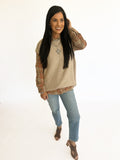 Marna rust & olive plaid