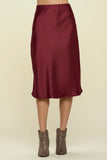 Jessica burgundy midi dress