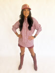 Diane striped button down