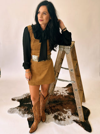 Courtney corduroy jumper dress